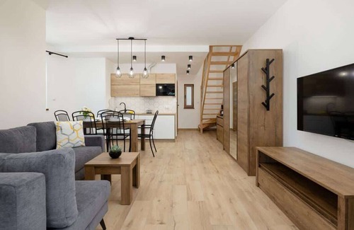 Miedzywodzie Apartment | Zielona 11 Międzywodzie | Two-storey Apartment Close to the Beach | Parking & Te