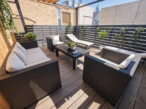 Ático con terraza en el centro de Madrid