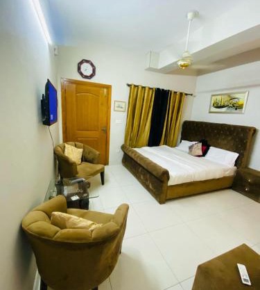 1 Bedroom Studio Apartment With Separate Kitchen Islamabad-HS Apartments