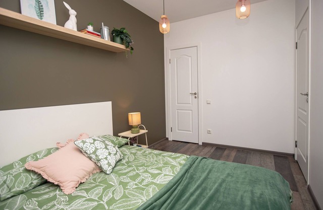 2 Room, 1BR APT for Up to 4 guests in Andrejsala area. River side. Free Parking.