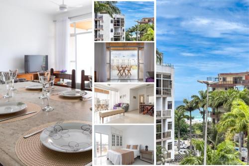 200m da PRAIA DO FORTE com VISTA, GARAGEM, VARANDAS e Wi-Fi 250 MEGAS
