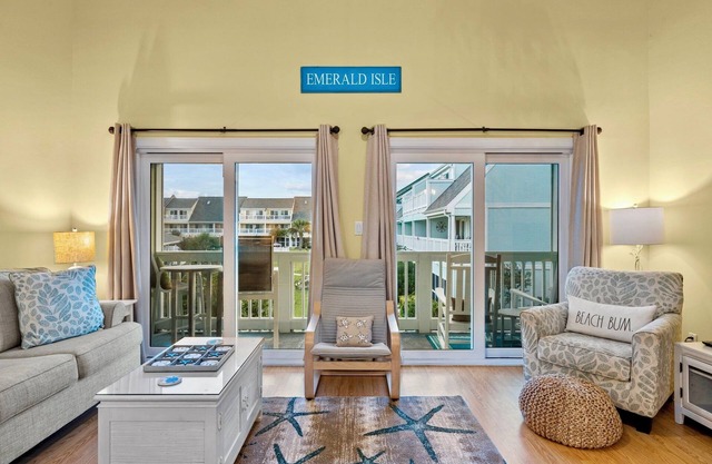 3-min Walk to Beach! Cozy 2-Bed Condo in Emerald Isle with Heated In-Door Pooln