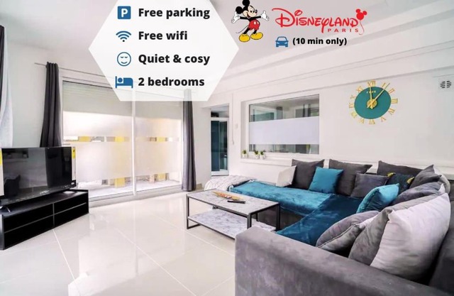 3 pièces proche Disney Wifi + Parking
