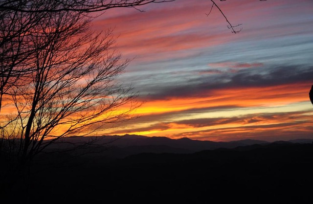 4,700 ft elevation Wolf Laurel Resort-Sunsetdreams