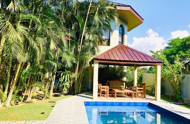 5 min walk from the beach- Beautiful Villa with private pool