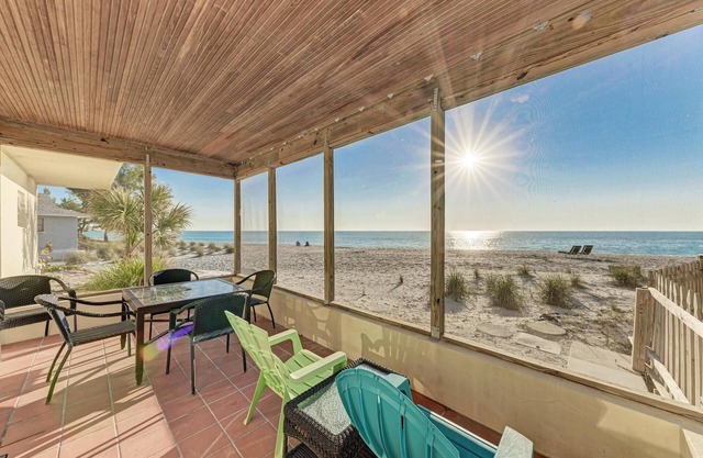 6 Bedroom/5 Bathroom Direct Beachfront Home Located on the Gulf of Mexico