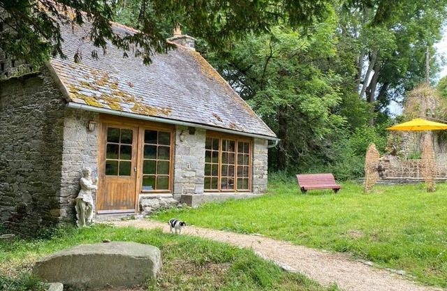 A French countryside detached cottage located in hectares of private land.
