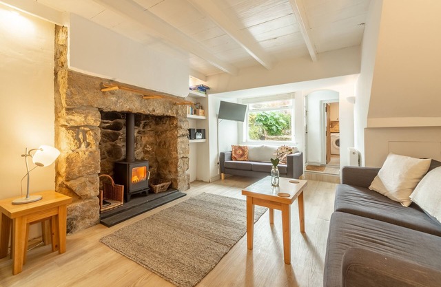 A Grade II listed, three-storey cottage that's been tastefully refurbished.