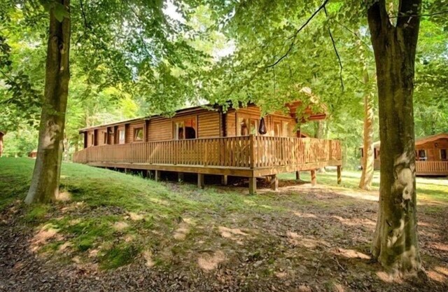 A luxury log cabin in Kenwick Woods, Louth.