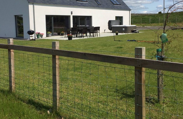 A modern house designed by award winning architects Hebridean Homes.