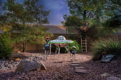 A super variety of games, golf carts, & unique decor near Zion National Park!