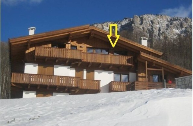 A warm place in the Dolomites with wonderful view