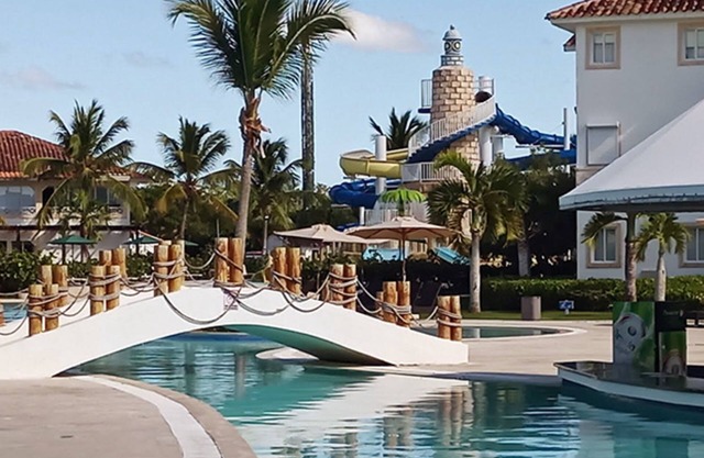 Acogedor apartamento familiar con playa privada en Caribe, República Dominicana