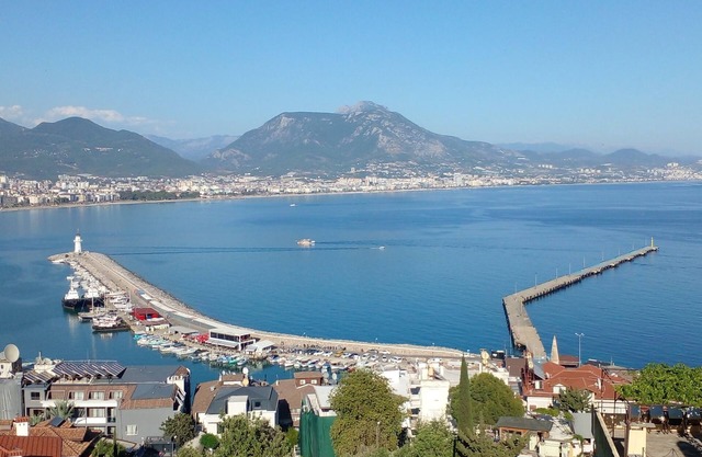 Alanya panoramic view , quite place