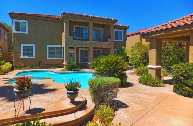 All the amenities You could ask for and minutes from strip with pool and spa!