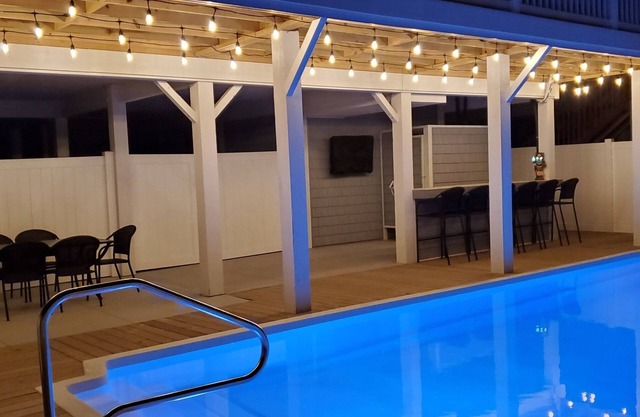 Amazing beach retreat great for family fun and relaxing at the bar by the pool