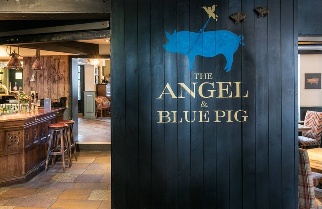 Angel and Blue Pig