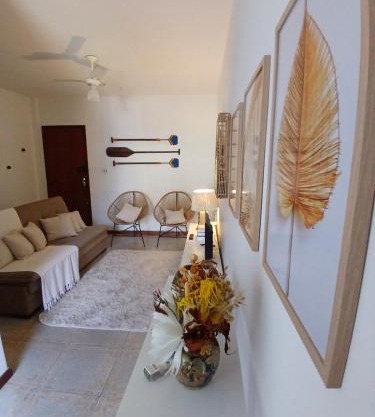 Apartamento aconchegante na Praia do Morro, a poucos metros da praia
