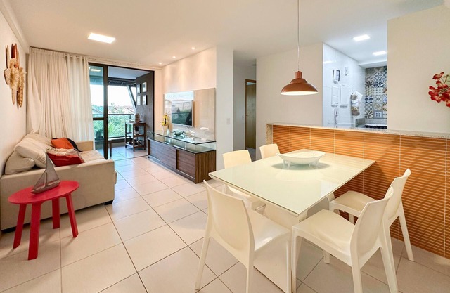 Apartment, 2 bedrooms, high standard, NUI condominium in Muro Alto, Porto de Galinhas/PE