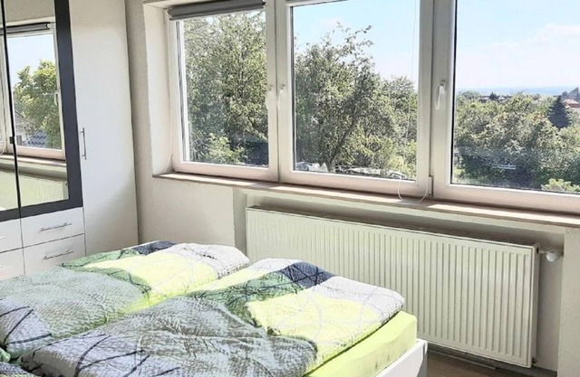 Appartement/fewo, Dusche, WC, Wohn-/schlafraum Nr2 - Gästehaus am Sonnenberg