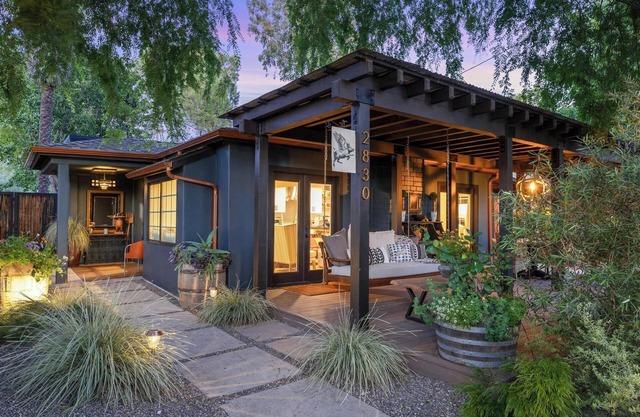 Architectural Farmhouse Retreat in Downtown Los Olivos, "The Flying Pig"