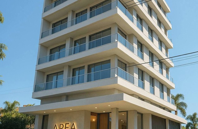 Area Green: Modern apartment with swimming pool, gym and barbecue area
