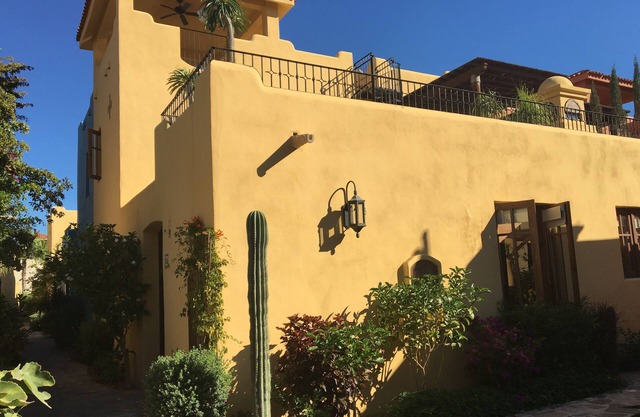 Artfully decorated villa steps from the beach and golf course in Loreto Bay.