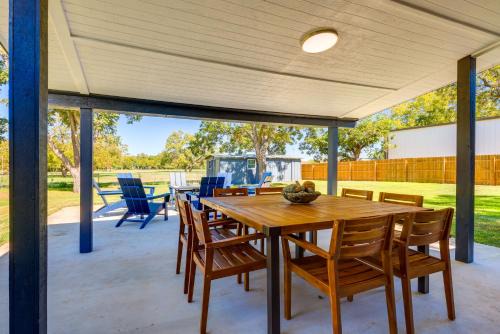 BBQ Ready and Fire Pit Chic Johnson City Home