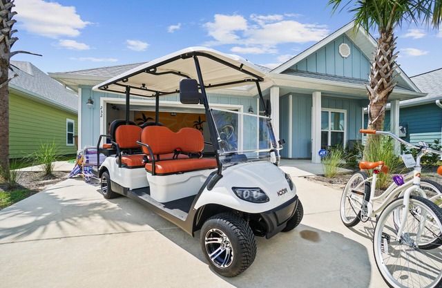 Beach | 4BR + Game Room | Golf Cart + Bikes