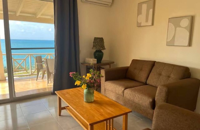 Beachfront views Ocean sounds