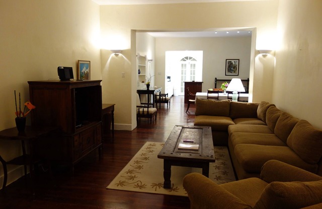 Beachfront DeLuxe apartment right on the beach in stylish plantation house