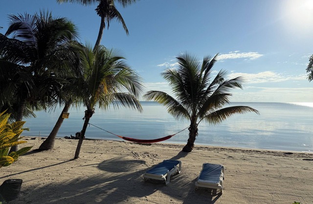 Beachfront with 3 private spaces on one property