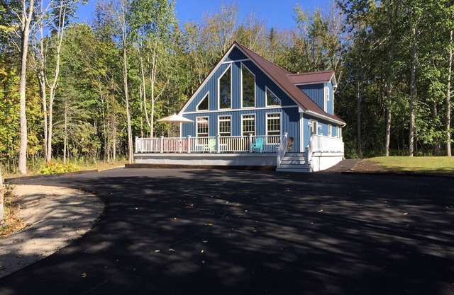 Beautiful In The Woods Bar Harbor Chalet sleeps 8