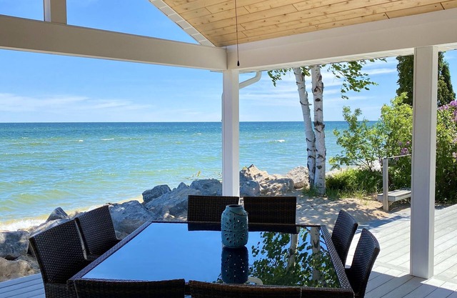 Beautiful Luxury Waterfront Property Directly on Lake Huron Beach
