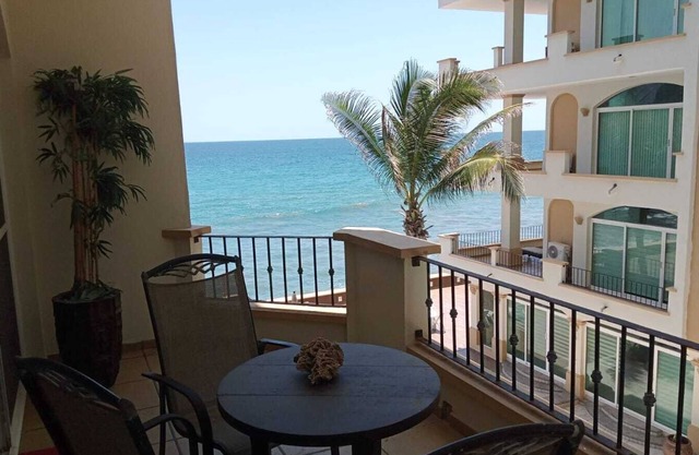 Beautiful ocean front 2 bd condo. Unforgettable sunsets. Feel the ocean breeze.'