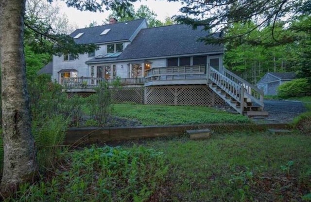 Beautiful Post and beam home right on Blue Hill Bay
