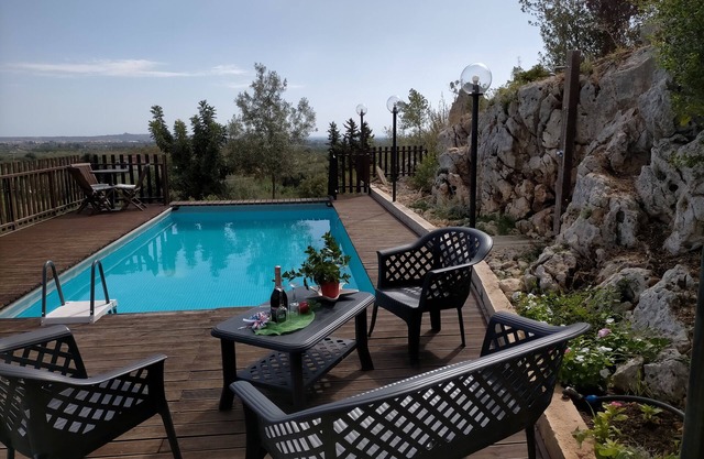 Beautiful view villa surrounded by nature