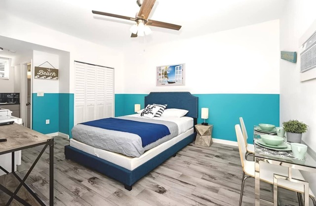 Blue Coral Studio – Cozy, modern, and beach-close. perfect for solo travelers or couples