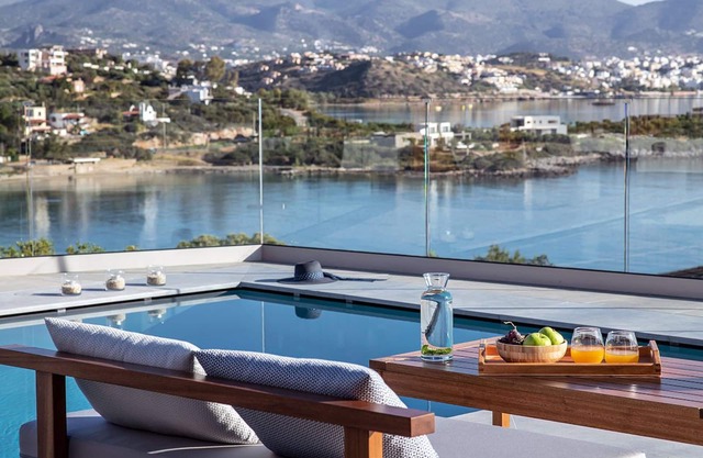 Blue Senses Sea View Villa with a heated pool 1