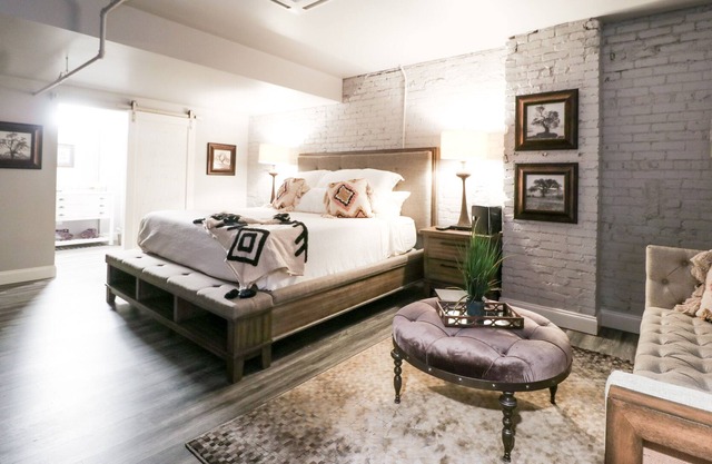 Boutique hotel in historic downtown Seneca. Room #6, King bed.