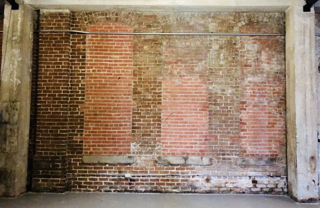 Brick warehouse attic