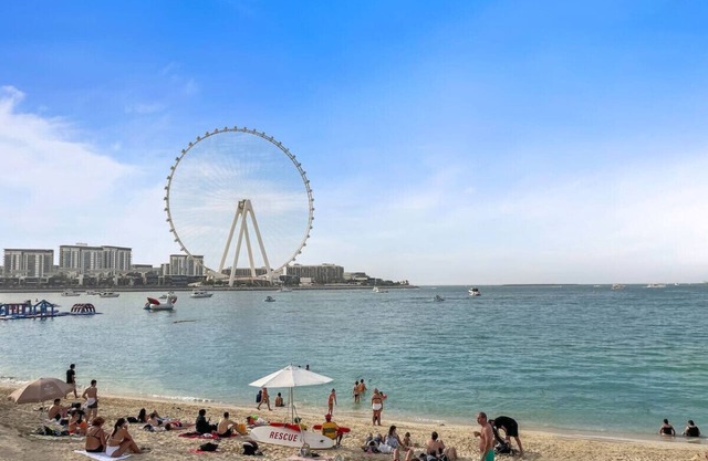 Bright 3BR Apartment in JBR | Close to Beach & Shops