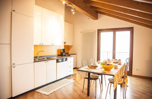 Bright loft in the center of the country with beautiful lake view.