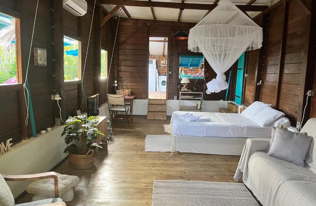 Bungalow avec vue dans lieu calme