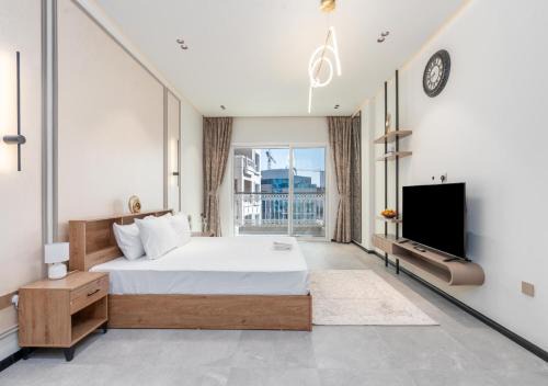 Burj View - Luxury Studio - Near Dubai Miracle & Butterfly Garden- Arjan, Dubailand