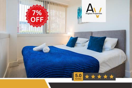 Business or leisure-Ready Two-Bedroom Apartment - 7 Mins from Station, Free Wi-Fi, Great for Relocation Stays By AV Hughes Properties