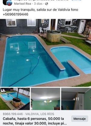 Cabaña con tinaja, piscina, quincho