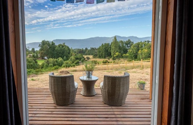 Cabaña sustentable para relajarte en Pucon