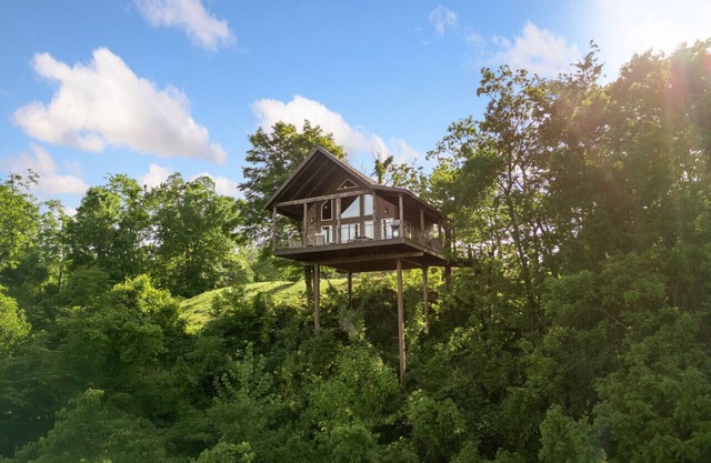 Canyon View Treehouse- Winter Vacation With A View