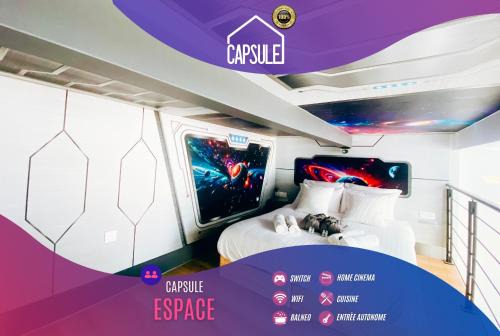 Capsule Espace-Jacuzzi-Cinema-Nintendo switch
